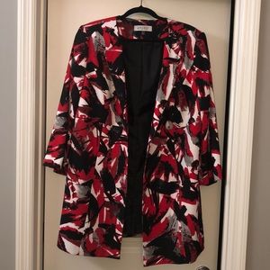Full length lined suit jacket